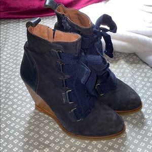 Lucky Penny wedge bootie
